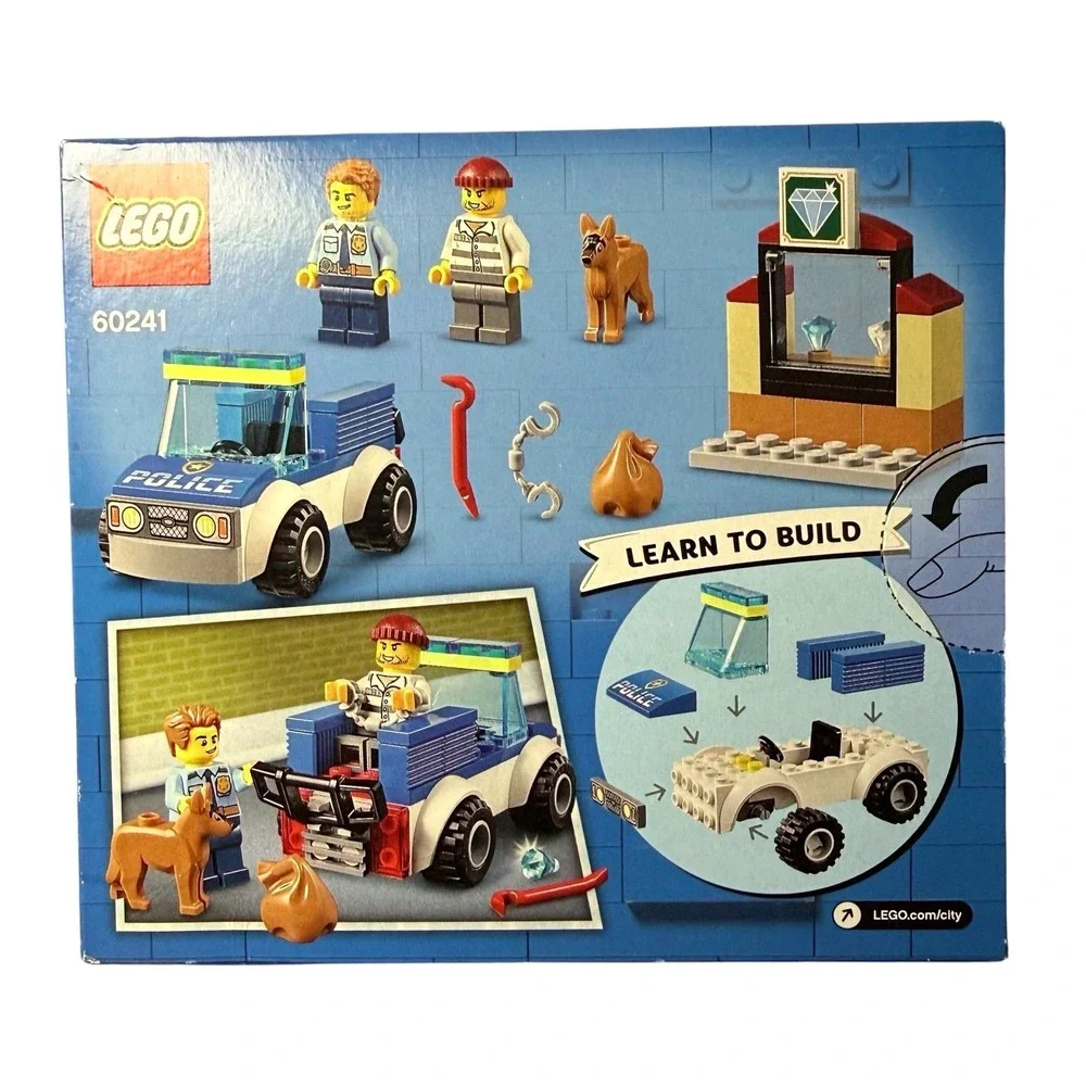 Lego‎ City 60241 Great Vehicles Police Dog Unit New Building Kit